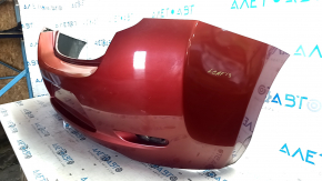 Bare rear bumper Nissan Leaf 13-17 red NAH
