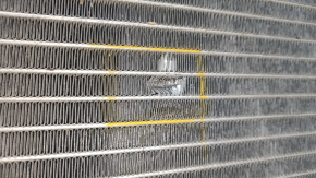 Lincoln MKC 15-19 air conditioner condenser radiator with dented honeycomb