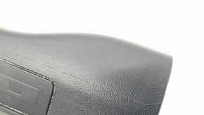 Front left door sill plate for 2021-2025 Ford Bronco Sport, black, scuffed