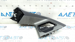 Kia Niro 17-22 HEV, PHEV center console trim matte gray, scratches
