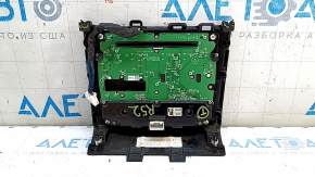 Climate control and audio controls for a 13-16 Nissan Pathfinder with navigation, wood grain trim, worn trim, broken mounts