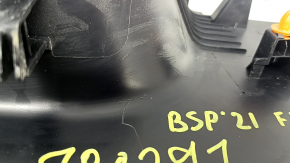 Front right door sill plate for 2021-2025 Ford Bronco Sport, black, scratches
