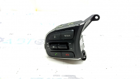 Left steering wheel control buttons for Kia Niro 17-19 HEV, PHEV, chrome finish