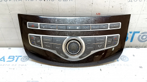 Display and climate control control Infiniti JX35 QX60 13-16 pre-rest, wood trim brown