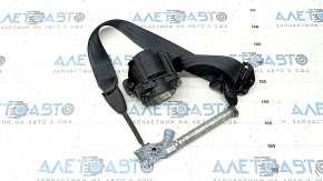 Driver's seat belt with pretensioner for Ford Bronco Sport 21-25, black, pretensioner contact with water