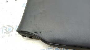 Rear seat armrest, 2nd row, Toyota Prius V 12-17, gray leather, dented leather