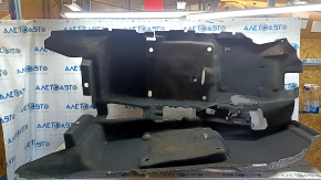 Nissan Leaf 13-17 black floor covering, dry clean, torn
