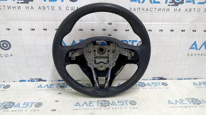 Kia Niro 17-19 HEV bare steering wheel, PHEV rubber, black, without buttons and trim, ready for dry cleaning, poke