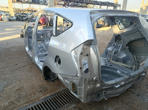 Quarter wing rear left Toyota Prius V 12-17 on the body, silver, bumper