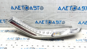 Left headlight for Nissan Leaf 11-17, white, chipped