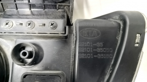 Left front headlight for Kia Niro 17-19 HEV, PHEV, with bracket, halogen, LED DRL, without seal, polishable, scratches, spider web on glass
