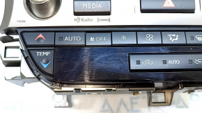 Lexus ES300h ES350 radio with climate control, scratches, broken button.