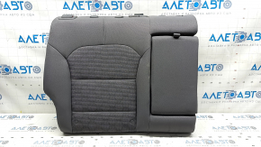 Rear seat, 2nd row, upper part, right, Kia Niro 17-22 HEV, PHEV, combined gray, cloth, with belt and armrest