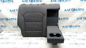 Rear seat, 2nd row, upper part, right, Kia Niro 17-22 HEV, PHEV, combined gray, cloth, with belt and armrest