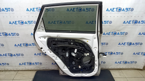 Rear left door assembly Kia Niro 17-22 white SWP, tinted, paint 0.25-0.3, scratches, bumps, sand