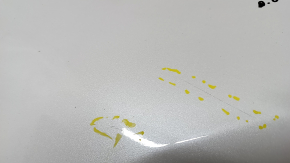 Rear left door assembly Kia Niro 17-22 white SWP, tinted, paint 0.25-0.3, scratches, bumps, sand