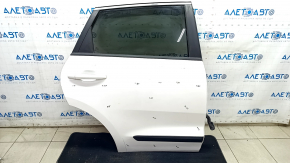 Rear right door assembly Kia Niro 17-22 white SWP, paint 0.25-0.3, scratches, sand, bumps