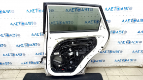 Rear right door assembly Kia Niro 17-22 white SWP, paint 0.25-0.3, scratches, sand, bumps