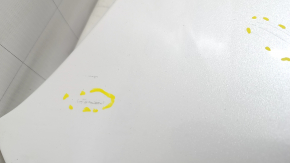 Kia Niro 17-22 aluminum hood, white SWP, dents, scratches