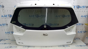Kia Niro 17-19 white SWP bare trunk door with glass, aluminum, bumps, scratch on glass