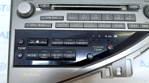 Radio, Cassette Player, Climate Control, Instrument Panel Assembly, Lexus RX350 RX450h 10-15 Scratches