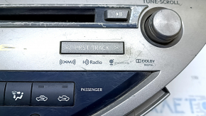 Radio, Cassette Player, Climate Control, Panel Assembly Lexus RX350 RX450h 10-15 contact with water, peeling chrome, scratches, broken air vent louvers