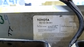 Radio, Cassette Player, Climate Control, Panel Assembly Lexus RX350 RX450h 10-15 contact with water, peeling chrome, scratches, broken air vent louvers