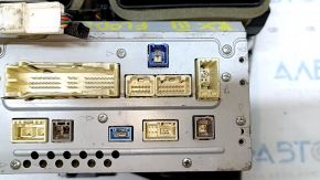 Radio, Cassette Player, Climate Control, Panel Assembly Lexus RX350 RX450h 10-15 contact with water, peeling chrome, scratches, broken air vent louvers