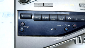 Radio, Cassette Player, Climate Control, Instrument Panel Assembly, Lexus RX350 RX450h 10-15 scratches, cracks, swollen chrome