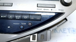 Radio, Cassette Player, Climate Control, Instrument Panel Assembly, Lexus RX350 RX450h 10-15 scratches, cracks, swollen chrome