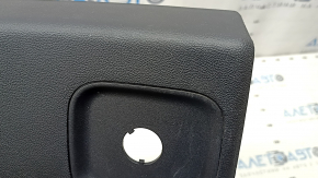 Rear center console trim for Ford Bronco Sport 21-25, black, for rear row air vents, without charging port, worn