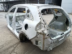 Quarter wing rear left Kia Niro 17-22 HEV, on the body, white, bumper