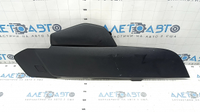 Left side center console trim for a 2021-2025 Ford Bronco Sport, black, with a plug, scratches, needs cleaning