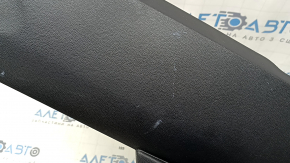 Left side center console trim for a 2021-2025 Ford Bronco Sport, black, with a plug, scratches, needs cleaning