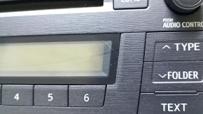 Radio, Cassette Player, Panel Toyota Prius 30 10-11 pre-restoration, JBL, scratches, broken mount