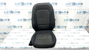 Ford Bronco Sport 2021-25 heated driver's seat upholstery, black and dark gray leather combination, ready to clean