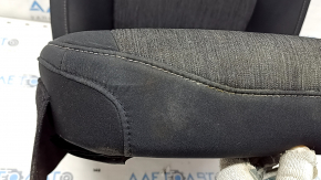 Ford Bronco Sport 2021-25 heated driver's seat upholstery, black and dark gray leather combination, ready to clean