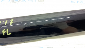 Left windshield pillar trim for Ford Bronco Sport 2021-25, black, glossy, scratches, seal peeling off