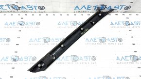 Right windshield pillar trim for Ford Bronco Sport 2021-2025, black, glossy, scratches, seal peeling off