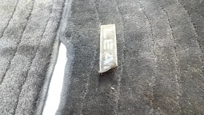 Set of Nissan Leaf 13-17 mats, black, dry-cleanable, torn emblem