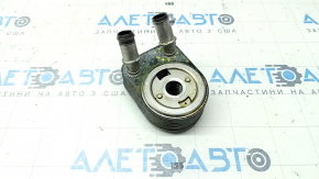 The oil cooler tube of the 2018-2019 Ford Bronco Sport 1.5T engine is dented.