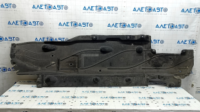 Left underbody protection for Ford Bronco Sport 21-25, tears, torn fastener, dented