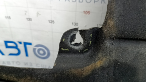 Left underbody protection for Ford Bronco Sport 21-25, tears, torn fastener, dented