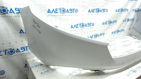Front bumper, bare, 2023-2024 Honda Accord, without parking sensors, white, cracked