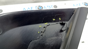 Left rear fender trim for Ford Bronco Sport 2021-25, front, gloss black, broken mount, scratches