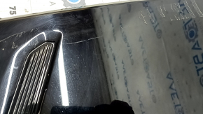 Left rear fender trim for Ford Bronco Sport 2021-25, front, gloss black, broken mount, scratches