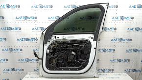 Volvo XC90 16-24 front right door assembly, white 707, keyless, bumps, dent