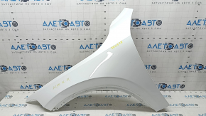 Front left fender Volvo XC90 16-23 T5, T6 aluminum, white 707, dent