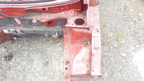 Front left quarter panel of Nissan Leaf 13-17 red NAH on the body