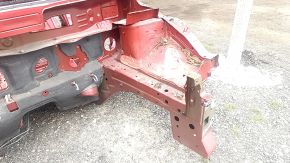 Front left quarter panel of Nissan Leaf 13-17 red NAH on the body